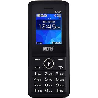                       MTR M300 (Dual Sim, 1.8 Inch, 3000 mAh Battery, Black)                                              