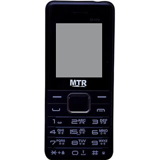                       MTR M100 (Dual Sim, 1.77 Inch, 3000 mAh Battery, Black)                                              