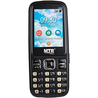                       MTR S900 (Dual Sim, 2.4 Inch, 3000 mAh Battery, Black)                                              