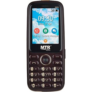                       MTR S800 (Dual Sim, 2.4 Inch, 3000 mAh Battery, Maroon)                                              
