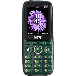                       MTR BOSS (Dual Sim, 2.4 Inch, 3000 mAh Battery, Green)                                              