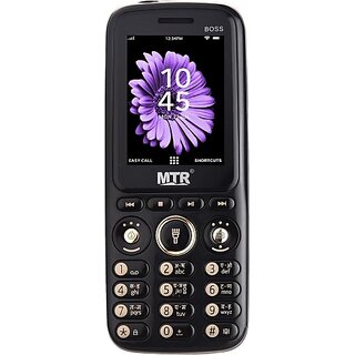                       Mtr Boss Dual Sim 2.4 Inch 3000 Mah Battery Black                                              