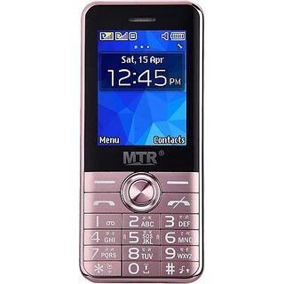                       MTR BEAT (Dual Sim, 2.4 Inch, 3000 mAh Battery, Pink)                                              