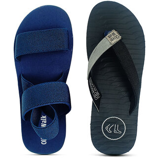                       OLIVER WALK Men Slipper  Sandal Sets of 2                                              