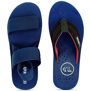                       OLIVER WALK Sandal  Flip Flop For Men Set of 2                                              