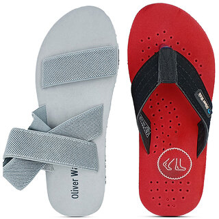                       OLIVER WALK Comfortable Flip-Flop  Sandal Set of 2                                              