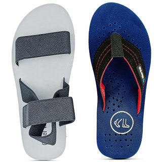                       OLIVER WALK Boy Trending Sandal  Slipper Set of 2                                              