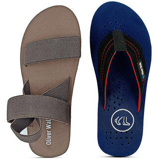                       OLIVER WALK Trending Sandal  Flip Flop Set of 2                                              