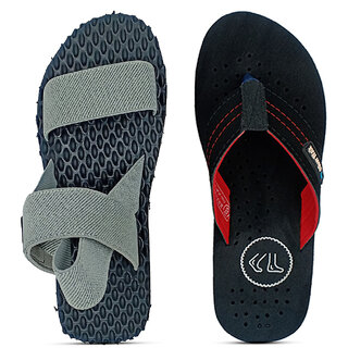                       OLIVER WALK Boy Trending Sandal  Slipper Pack of 2                                              
