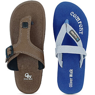                      OLIVER WALK Styles Slipper  Sandal Set of 2                                              