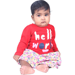 Baby girl shop red shirt