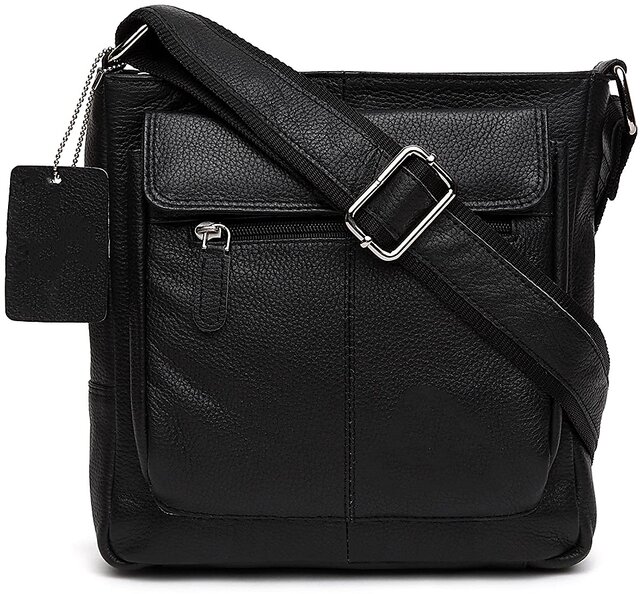 Buy OLIVER WALK Leather Side Messenger Bag for Men Online - Get 29% Off