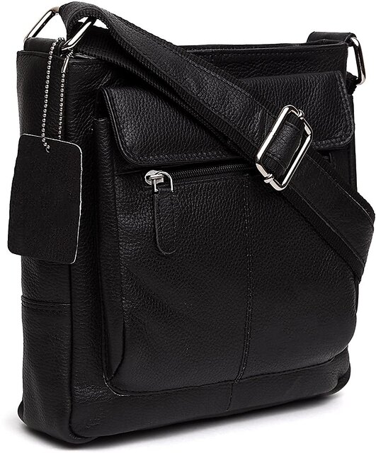 Buy OLIVER WALK Leather Side Messenger Bag for Men Online - Get 29% Off