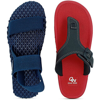                       OLIVER WALK Comfortable Sandal  Flip-Flop Set of 2                                              