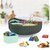 360 Revolving Masala, Dry Fruits Box with 7 Containers 1 Transparent Lid, Rotate container 360 Degree