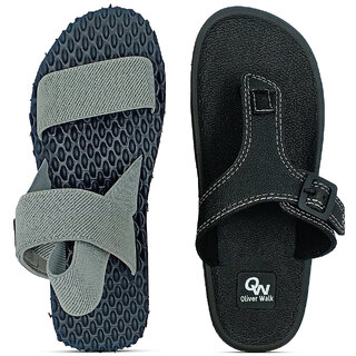                       OLIVER WALK Men Flip Flop  Sandal Set of                                              
