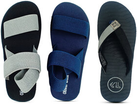 OLIVER WALK Men Flip Flop  Sandals Set of 3