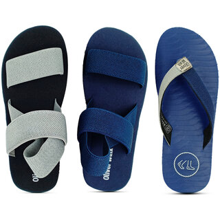                       OLIVER WALK Men Flip-Flop  Sandals Set of 3                                              