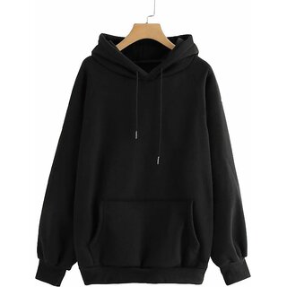                       Raabta Fashion Black Printed Full Sleeves Sweat Shirt For Womens                                              