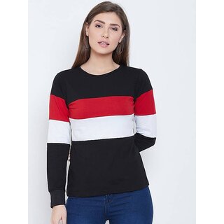                       Raabta Fashion Multicolor Printed Full Sleeves Sweat Shirt For Womens                                              