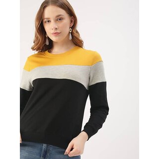                       Raabta Fashion Multicolor Printed Full Sleeves Sweat Shirt For Womens                                              