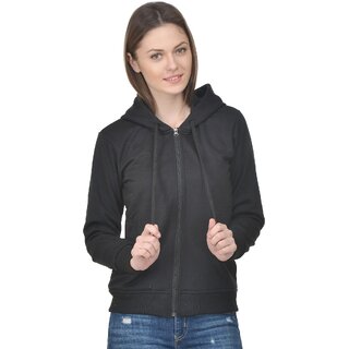                       Raabta Fashion Black Printed Full Sleeves Sweat Shirt For Womens                                              
