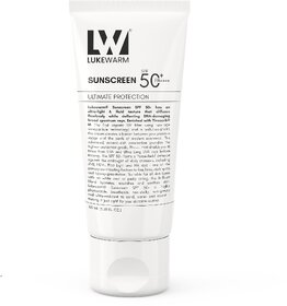 Lukewarm Sunscreen SPF 50+ PA++++  Mineral Sunscreen  Water  Sweat Resistant  Maximum Sun Protection  All Skin Type