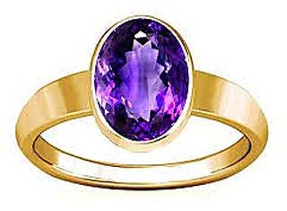 Neelam Blue Sapphire 7carat Ring Panchdhatu Ring (Blue Zircon Substitute Blue Sapphire Neelam) for Men  Women