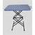 BURDEN FREE Height-Adjustable Rectangular Multi-Purpose Contemporary Plastic Folding Table9403 (Grey)