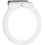 CUROVIT White Acrylic Wall Mounted Towel Ring / Unbreakable Towel Ring / Towel Holder for Bathroom  Home Accessories