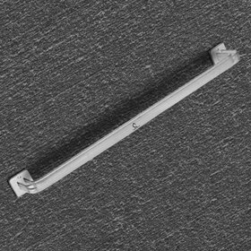 CUROVIT Unbreakable 21 (inch) Frosted Acrylic Towel Rail / Towel Holder / Towel Rod for Bathroom Accessories - 1 pc