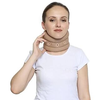 FAIRBIZPS Plain Soft Cervical Collar, For Neck Support, Relieves From Neck Pain, Excessive strain on the neck muscles