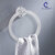 CUROVIT Unbreakable Frosted Acrylic Towel Ring / Towel Holder / Towel Stand for Bathroom Accessories - 1 pc
