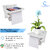 CUROVIT Unbreakable Frosted Acrylic Toilet Paper Holder with Mobile Stand / Tissue Paper Holder for Bathroom Accessories