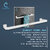 CUROVIT Unbreakable 21 (inch) Frosted Acrylic Towel Rail / Towel Holder / Towel Rod for Bathroom Accessories - 1 pc