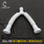 CUROVIT PVC Flexible 2-in-1 Double Waste Pipe 1-1/4 for Kitchen Sink Heavy Duty Waste Water Drain Outlet Tube Connector