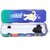 Anvi Cartoon Printed Bus Shaped Pull Back Pencil Box in Metal with Wheels