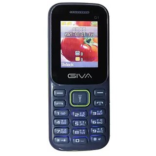 Giva G1 Dual Sim Mobile With Big Battery Digital Cameramusic Video Playerf