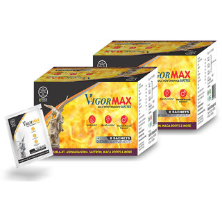                       Vigromax Sachets for Men - Boost Immunity - Increase Man Power (Pack of 2)                                              