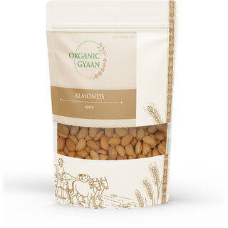                       Organic Gyaan Premium Almonds (Badam) 250 gm                                              