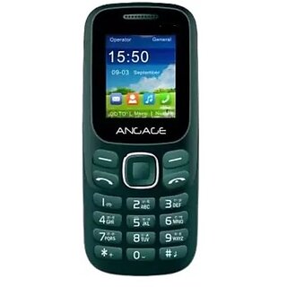                       Angage 312 Lite Dual Sim Mobile With 1.8 Inch Screen/Multi Language Support/ Call Recording/Camera/FM  Torch                                              