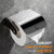 CUROVIT Stainless Steel Joyce Wall Mounted Toilet Paper Holder / Tissue Dispenser for Toilet Seat in Washroom / Bathroom