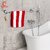 CUROVIT Stainless Steel 24 (inch) Steel Towel Rod / Towel Rail / Towel Bar with Side Hooks for Bathroom Accessories