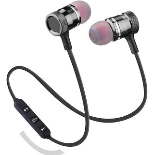                       BLAXSTOC Bluetooth Wireless in Ear Earphones with Mic Multicolor                                              