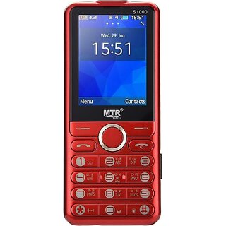                       MTR S1000 (Dual Sim, 3000mAh Battery, Red)                                              