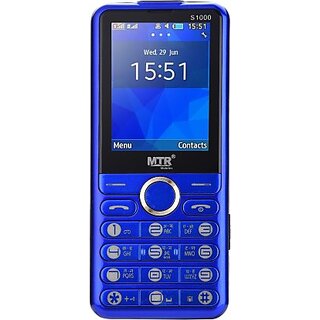                       MTR S1000 (Dual Sim, 3000mAh Battery, Blue)                                              