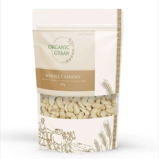                       Organic Gyaan Organic Whole Cashews 250 Gm                                              