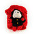 ANVI CREATION - Red Cotton Backpack For Kids