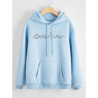 Stylish Unisex Design Printed Hooded Sweatshirt-147