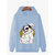 Stylish Unisex Design Printed Hooded Sweatshirt-144